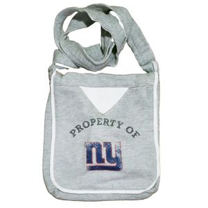 NFL New York Giants Women’s Gray Athletic Adjustable Crossbody Game Day Bag
